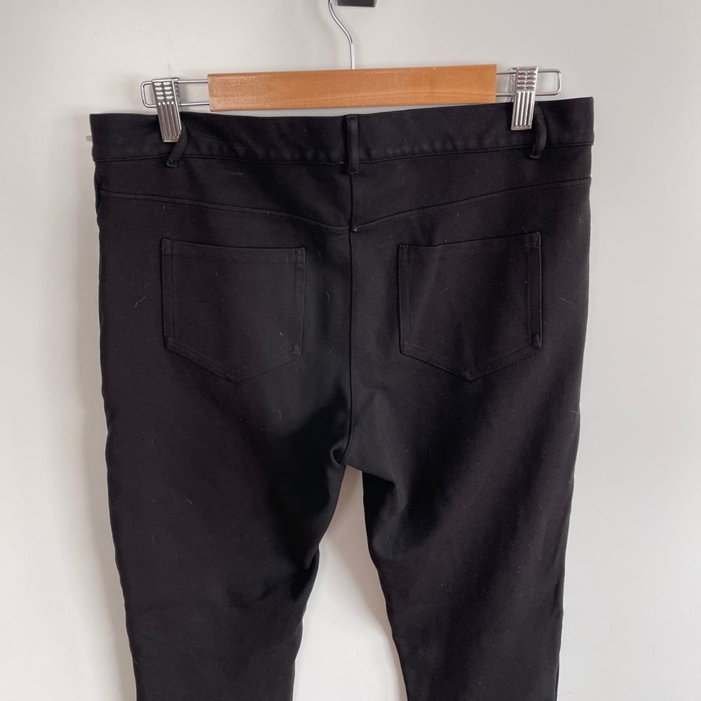 Betabrand Black Stretch Dress Yoga Pants Size Large - Picture 6 of 8